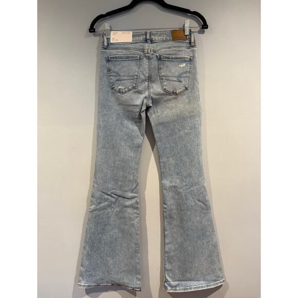 American Eagle NE(X)T Level Stretch Low-Rise Flare Jeans - Picture 2 of 5